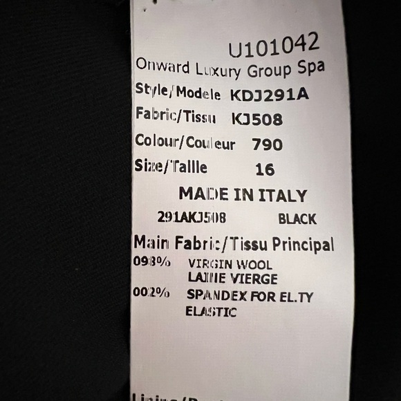 Michael Kors Collection Virgin Wool Pants. Size 16. Made in Italy. EUC - Picture 6 of 7